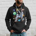 Beer Funny Astronaut Drinks Beer In Space Outer Space Beer Lover4 Hoodie Gifts for Him