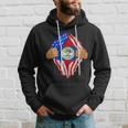 Belizean Blood Inside Me | Belize Flag Gift Hoodie Gifts for Him