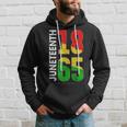 Black Proud African American For Junenth Day 1865 Freedom Hoodie Gifts for Him
