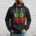 Black Queen Educated African Pride Dashiki Hoodie Gifts for Him