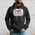 Bleached Peace Love Cure Leopard Breast Cancer Awareness Hoodie Gifts for Him