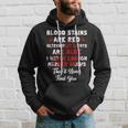Blood Stains Are Red Horror Horror Hoodie Gifts for Him