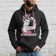 Breast Cancer Warrior Unbreakable Breast Cancer Awareness Hoodie Gifts for Him