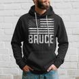 Bruce Birthday Forename Name Personalized Usa Hoodie Gifts for Him