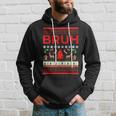Bruh Ugly Christmas Sweaters Brother Xmas Sweater Hoodie Gifts for Him