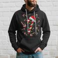 Candy Cane Merry And Bright Red And White Candy Christmas Hoodie Gifts for Him