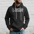 Captain Gramps Sailing Boating Vintage Boat Anchor Funny Hoodie Gifts for Him