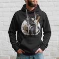 Cat Playing Guitar | Rock Cat | Heavy Metal Cat | Music Cat Hoodie Gifts for Him