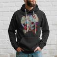 Chainsaw Goth Bunny Zombie Alt Punk Grunge Clothing Voodoo Goth Hoodie Gifts for Him