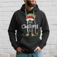 Chilling Elf Group Christmas Pajama Party Hoodie Gifts for Him