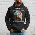 Christina Name Gift Christina With Three Sides V2 Hoodie Gifts for Him