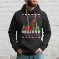 Christmas Believe Bigfoot Ugly Xmas Sweater Hoodie Gifts for Him