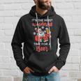 Christmas Most Wonderful Time For Santa Xmas Dad Men Hoodie Gifts for Him