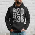 Class Of 2036 Grow With Me Graduation First Day Of School Hoodie Gifts for Him