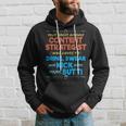 Content Strategist Job Drink & Swear Humor Joke Hoodie Gifts for Him