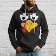 Cool Turkey Face With Soccer Sunglasses Thanksgiving Hoodie Gifts for Him