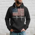 Coos Bay Or Vintage Sailing Us Anchor Boat Flag Hoodie Gifts for Him