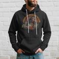 Custom Motorcycles Retro Biker Lowbrow Wolf Rockabilly 50S Hoodie Gifts for Him