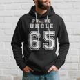 Custom Proud Football Uncle Number 65 Personalized For Men Hoodie Gifts for Him