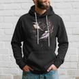 Cute Black Capped Chickadees In Branches Hoodie Gifts for Him