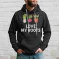 Cute I Love My Roots Toddler Root Vegetables Gardening Gardening Funny Gifts Hoodie Gifts for Him
