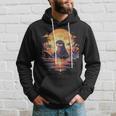 Cute Otter Discover The Spirit Animal River Otter Sunset Hoodie Gifts for Him