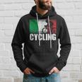 Cycling Sport Italy Flag Italian Bicycle Racing Cyclist Hoodie Gifts for Him