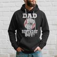 Dad Of The Birthday Boy Baseball Lover Daddy Vintage Retro Hoodie Gifts for Him