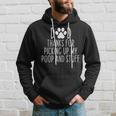 Dad Thanks For Picking Up My Poop And Stuff Dog Cat Funny Hoodie Gifts for Him