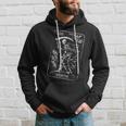Death Tarot Card W Reaper Skeleton Reading Profound Change Hoodie Gifts for Him