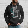 The Devil- Cervical Cancer Awareness Supporter Ribbon Hoodie Gifts for Him