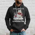 Dog Pomeranian Most Likely To Bring Home A Pomeranian Funny Xmas Dog Lover Hoodie Gifts for Him