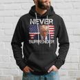 Donald Trump Shot Never Surrender 20024 Hoodie Gifts for Him