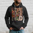 Dope Black Dad Junenth Black History Month Pride Fathers Hoodie Gifts for Him