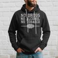 Drug Alcohol And Tobacco Free Straight Edge Hoodie Gifts for Him