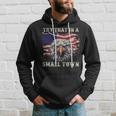 Eagle American Flag Vintage Retro Try That In My Town Hoodie Gifts for Him
