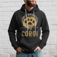 Easily Distracted By Corgi Dog Lover Novelty Puns Hoodie Gifts for Him