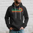 Evergreen Vintage Stripes Accomac Virginia Hoodie Gifts for Him
