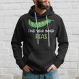 Find Your Inner Peas - Funny Pea Pun Jokes Motivational Pun Hoodie Gifts for Him