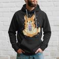 Fluffy Corgi With Boba Bubble Tea Beverage Hoodie Gifts for Him
