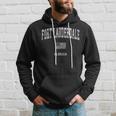 Fort Lauderdale Florida Fl Vintage American Flag Hoodie Gifts for Him
