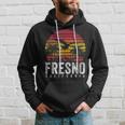 Fresno California Ca Vintage Retro Distressed Style Hoodie Gifts for Him