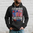 Funny 4Th Of July Fireworks Director I Run You Run Usa Flag Hoodie Gifts for Him