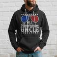 Funny All American Uncle Sunglasses Usa 4Th Of July Hoodie Gifts for Him