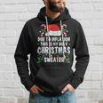 Due To Inflation Ugly Christmas Sweaters Holiday Party Hoodie Gifts for Him