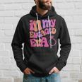 Funny Engagement Fiance In My Engaged Era Bachelorette Party Hoodie Gifts for Him