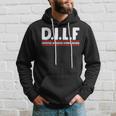 Funny Fathers Day Dilf Devoted Involved Loving Father Hoodie Gifts for Him