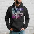 Funny Husband Daddy Protector Hero Fathers Day For Dad Hoodie Gifts for Him
