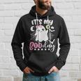 Its My Boo Day Cute Halloween Birthday Ghost Pink Bow Hoodie Gifts for Him