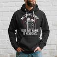 Funny Meadows Baby Our Last Name Is Meadows Skeletons Love Hoodie Gifts for Him